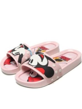 Mini Melissa Disney Minnie Mouse Slides Pink size 3
